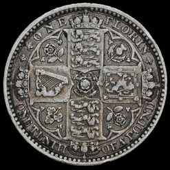 1849 Queen Victoria Godless Florin Reverse