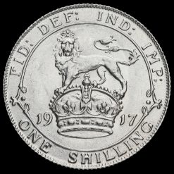 1917 George V Silver Shilling Reverse