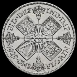 1929 George V Silver Florin Reverse