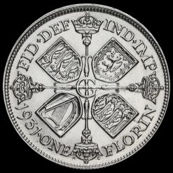 1931 George V Silver Florin Reverse