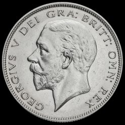 1936 George V Silver Half Crown Obverse