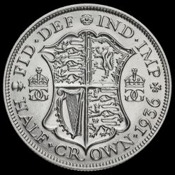 1936 George V Silver Half Crown Reverse