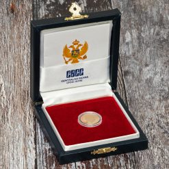 Montenegro 2006 21.6 Carat Gold Proof 10 Perpera Box and Certificate