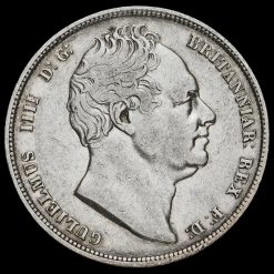 1834 William IV Milled Silver Half Crown Obverse