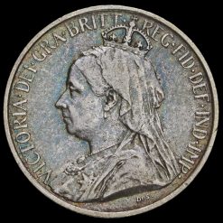 Cyprus 1901 Queen Victoria Silver 9 Piastres Obverse