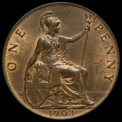 1903 Edward VII Penny Reverse