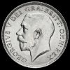 1916 George V Silver Sixpence Obverse