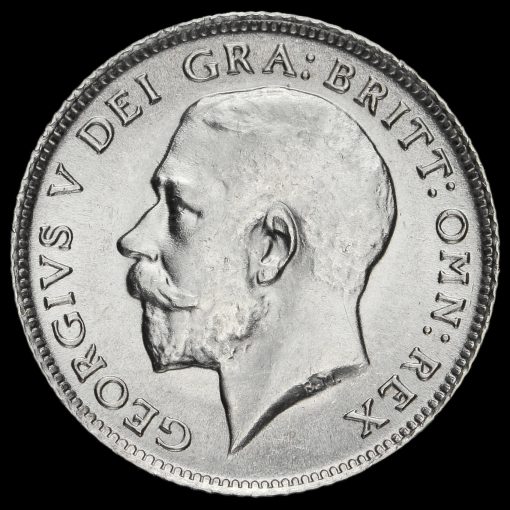 1916 George V Silver Sixpence Obverse