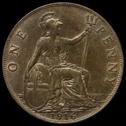 1916 George V Penny Reverse