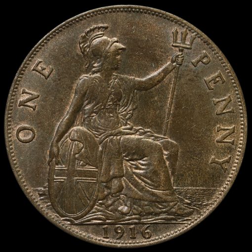 1916 George V Penny Reverse