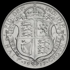 1917 George V Silver Half Crown Reverse