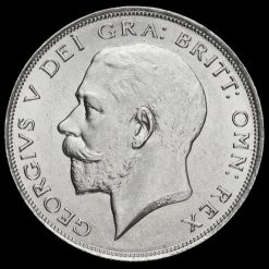 1923 George V Silver Half Crown Obverse