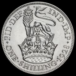 1928 George V Silver Shilling Reverse