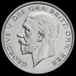1931 George V Silver Half Crown Obverse