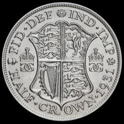 1931 George V Silver Half Crown Reverse