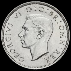 1939 George VI Silver Two Shilling Coin / Florin Obverse
