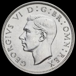 1940 George VI Silver Two Shilling Coin / Florin Obverse