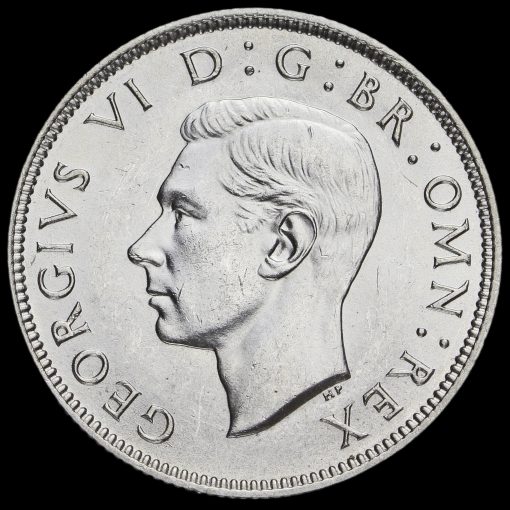 1940 George VI Silver Two Shilling Coin / Florin Obverse