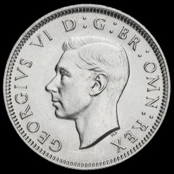 1938 George VI Silver Scottish Shilling Obverse