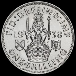 1938 George VI Silver Scottish Shilling Reverse