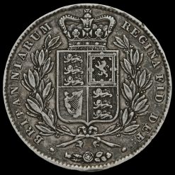 1844 Queen Victoria Young Head Silver Crown Reverse