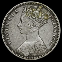1849 Queen Victoria Godless Florin Obverse