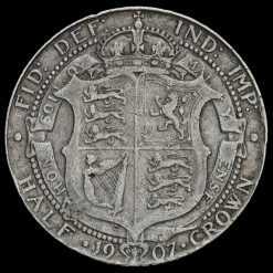 1907 Edward VII Silver Half Crown Reverse
