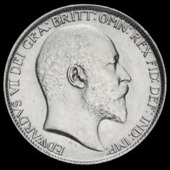 1907 Edward VII Silver Sixpence Obverse