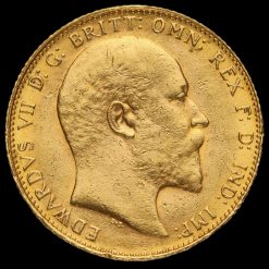 1909 Edward VII Gold Full Sovereign Obverse