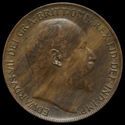 1910 Edward VII Penny Obverse