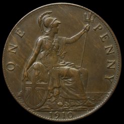 1910 Edward VII Penny Reverse