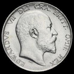 1910 Edward VII Silver Shilling Obverse