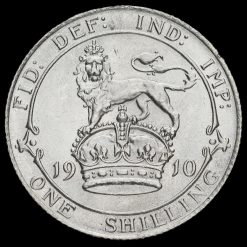 1910 Edward VII Silver Shilling Reverse