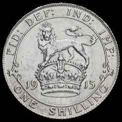 1915 George V Silver Shilling Reverse