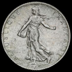 France 1919 Silver 1 Franc Obverse