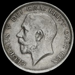 1919 George V Silver Half Crown Obverse