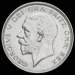 1927 George V Silver Half Crown Obverse