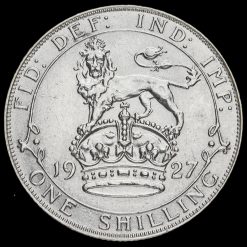 1927 George V Silver Shilling Reverse