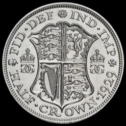 1929 George V Silver Half Crown