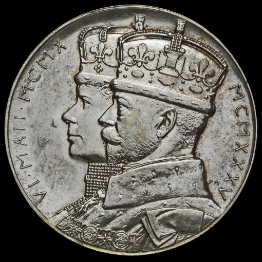 1935 George V Official Silver Jubilee Medal Obverse