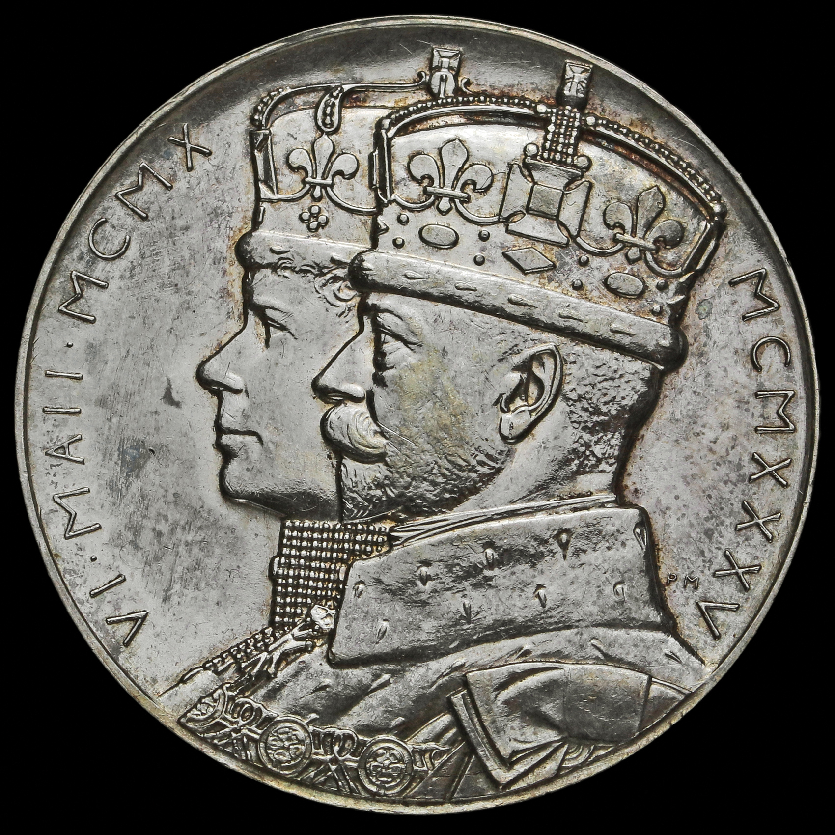 1935 George V Official Silver Jubilee Medal Obverse