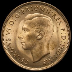 1937 George VI Penny Obverse