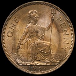 1937 George VI Penny Reverse