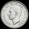 1938 George VI Silver English Shilling Obverse
