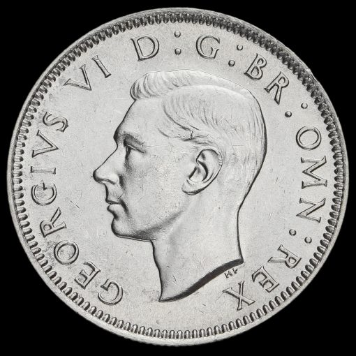 1939 George VI Silver Scottish Shilling Obverse