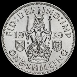 1939 George VI Silver Scottish Shilling Reverse