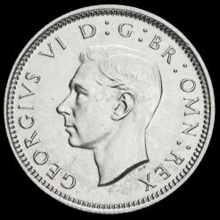 1939 George VI Silver Sixpence Obverse