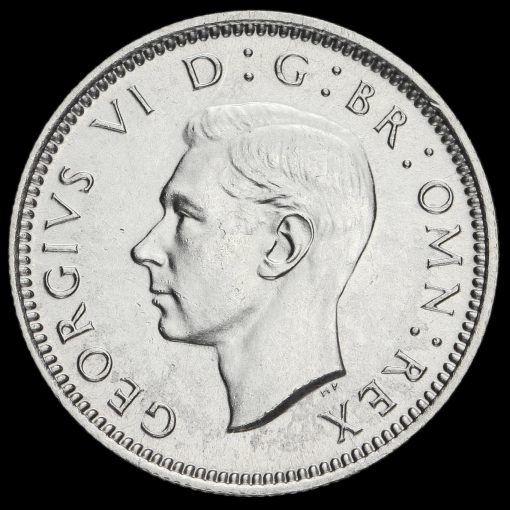 1939 George VI Silver Sixpence Obverse