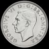 1942 George VI Silver Half Crown Obverse