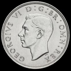 1942 George VI Silver Half Crown Obverse